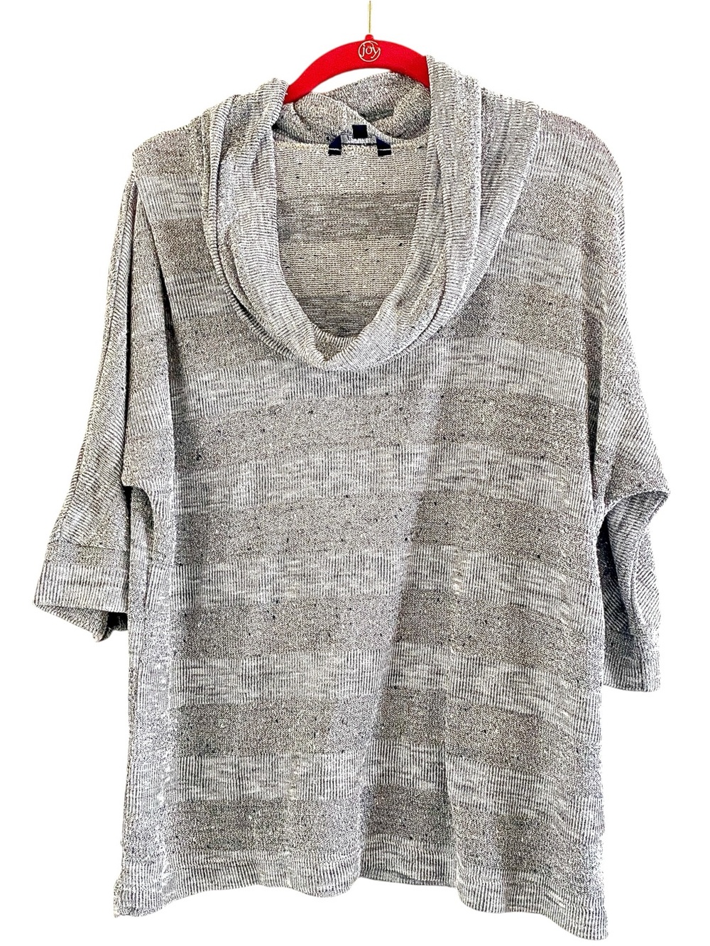 Reitmans Heather Gray Cowl Neck Sweater